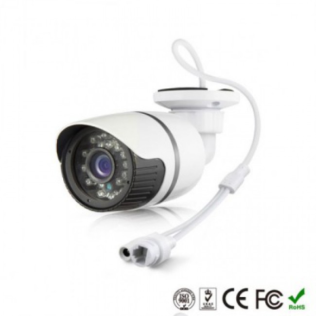 Камера видеонаблюдения (3.6мм) уличная IP  (3MP, 1296p) OC .