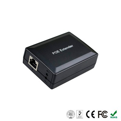 PoE удлинитель (PoE ретранслятор, PoE extender)  100 м / 250 м 802.3af/at для IP камер